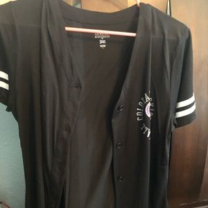 Colorado Rockies button up